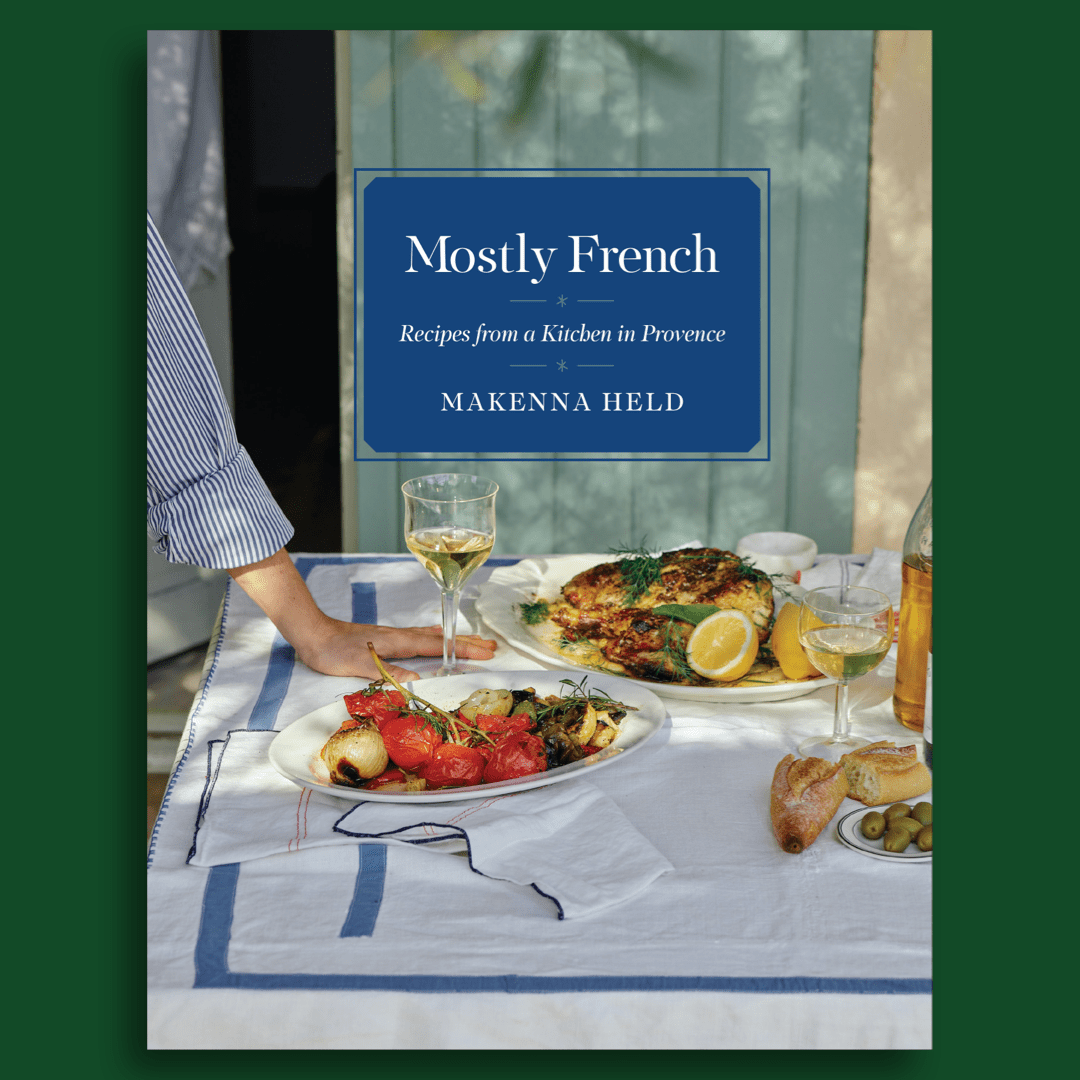 Cover of Mostly French Cookbook by Makenna Held