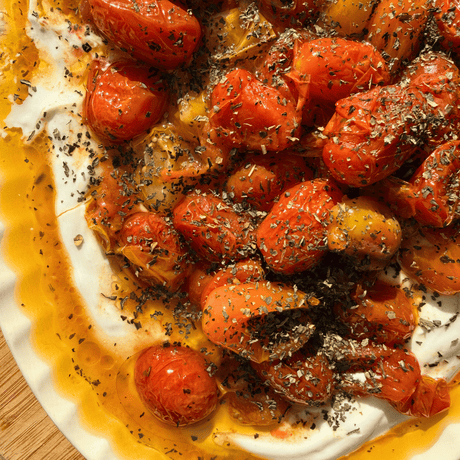 Roasted Tomato, Yogurt & Provençal Basil Dipping Oil