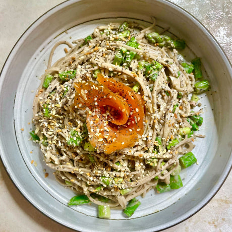Everything Bagel Cold Sesame Noodles