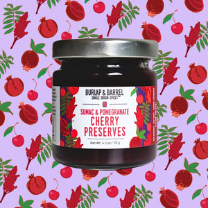 Sumac Pomegranate Cherry Preserves