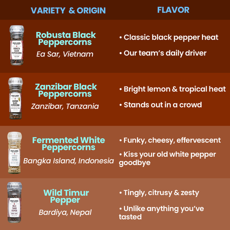 Fermented White Peppercorns